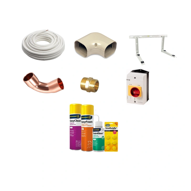 Installatie materialen en toebehoren