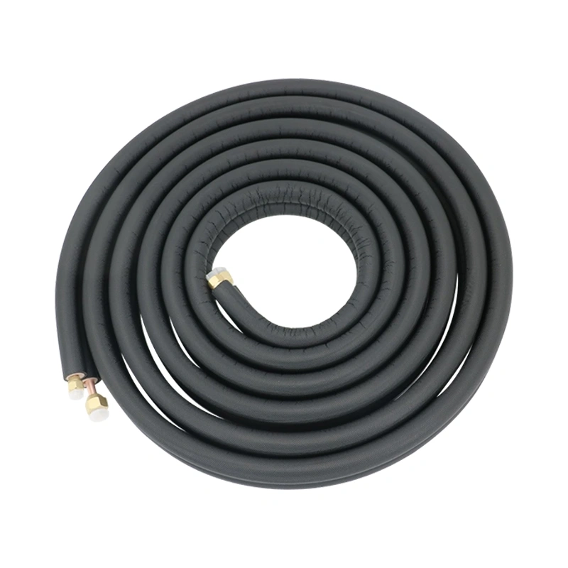 Koelleidingset met flarewartels 1/4-3/8 lengte 6 meter