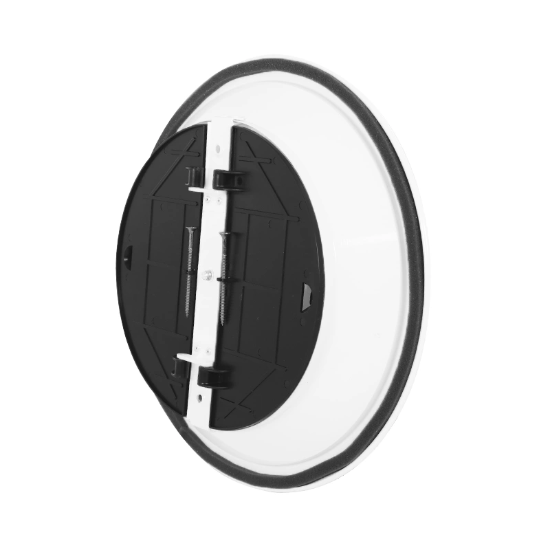 Plafondrooster rond met vast patroon Ø 150 mm - RAL9016