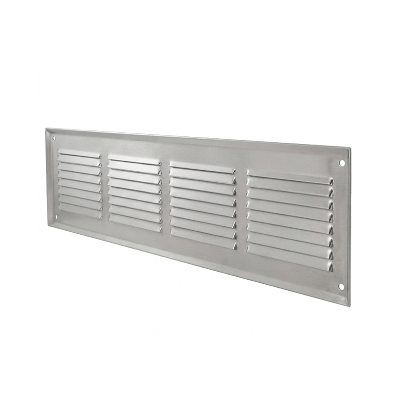 Wandrooster 500x150mm aluminium - Ongecoat