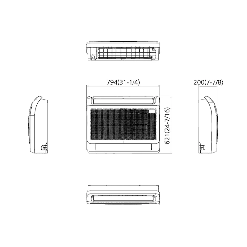 Maxicool Inverter Console airco R32 3,5 kW set